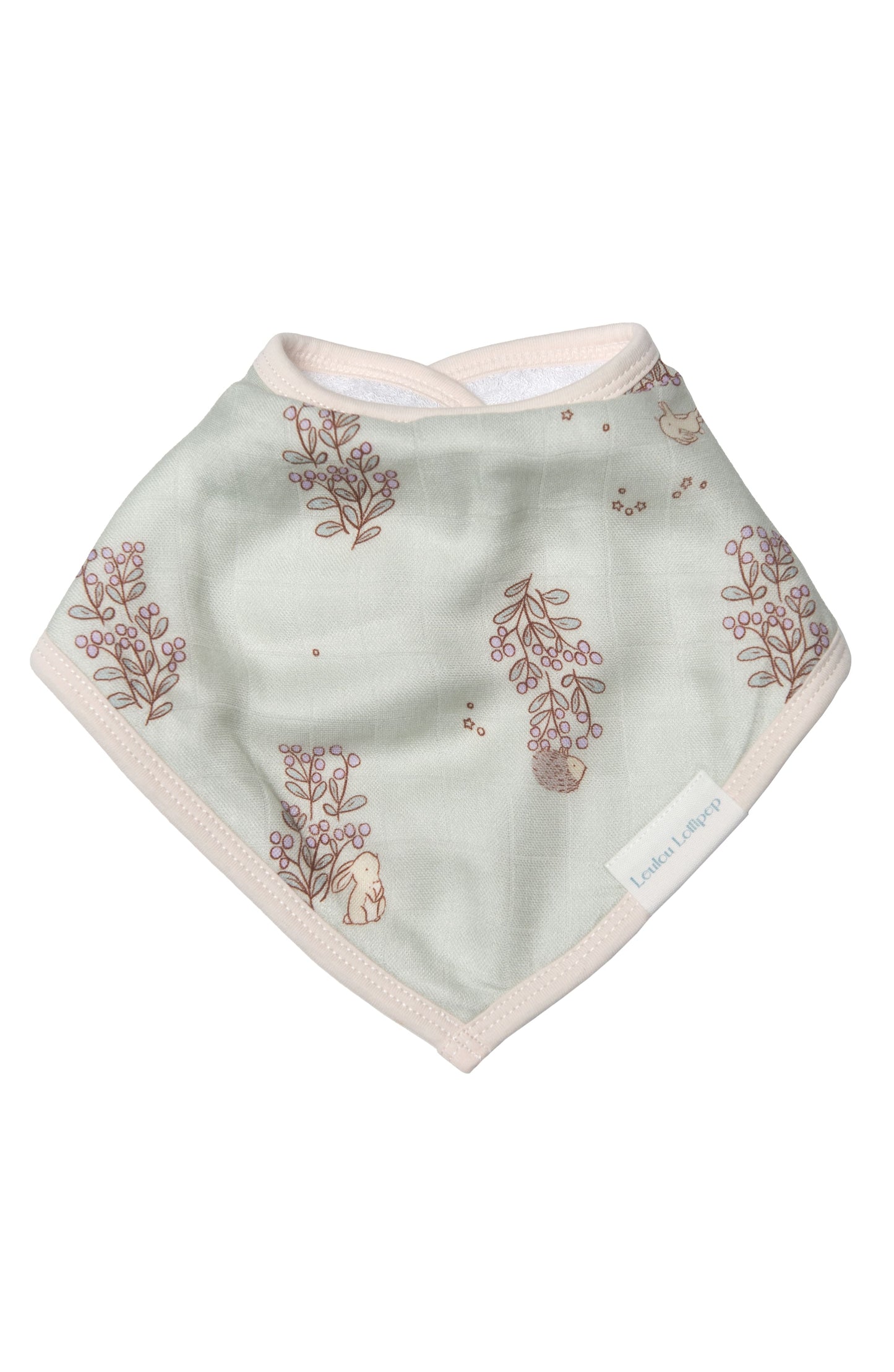 Bandana Bib Set - 2 Pack - Hedgehog Forest