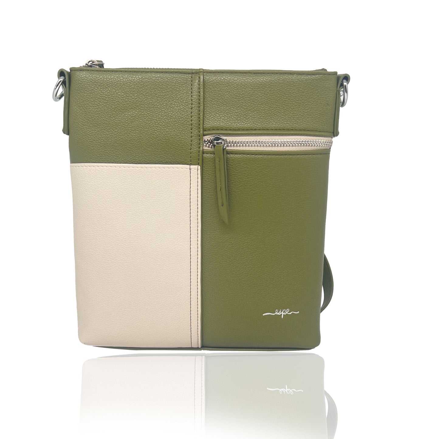 Sac bandoulière bicolore Barrie