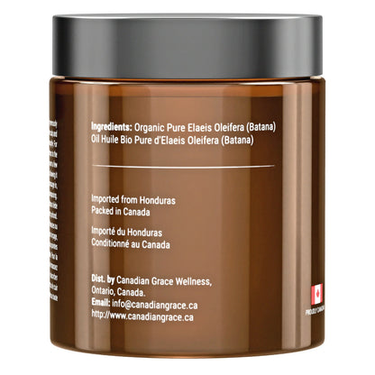 Huile de Batana 100% brute et biologique de qualité supérieure - Réparation capillaire profonde et force pour les cheveux secs, abîmés et sujets à la casse