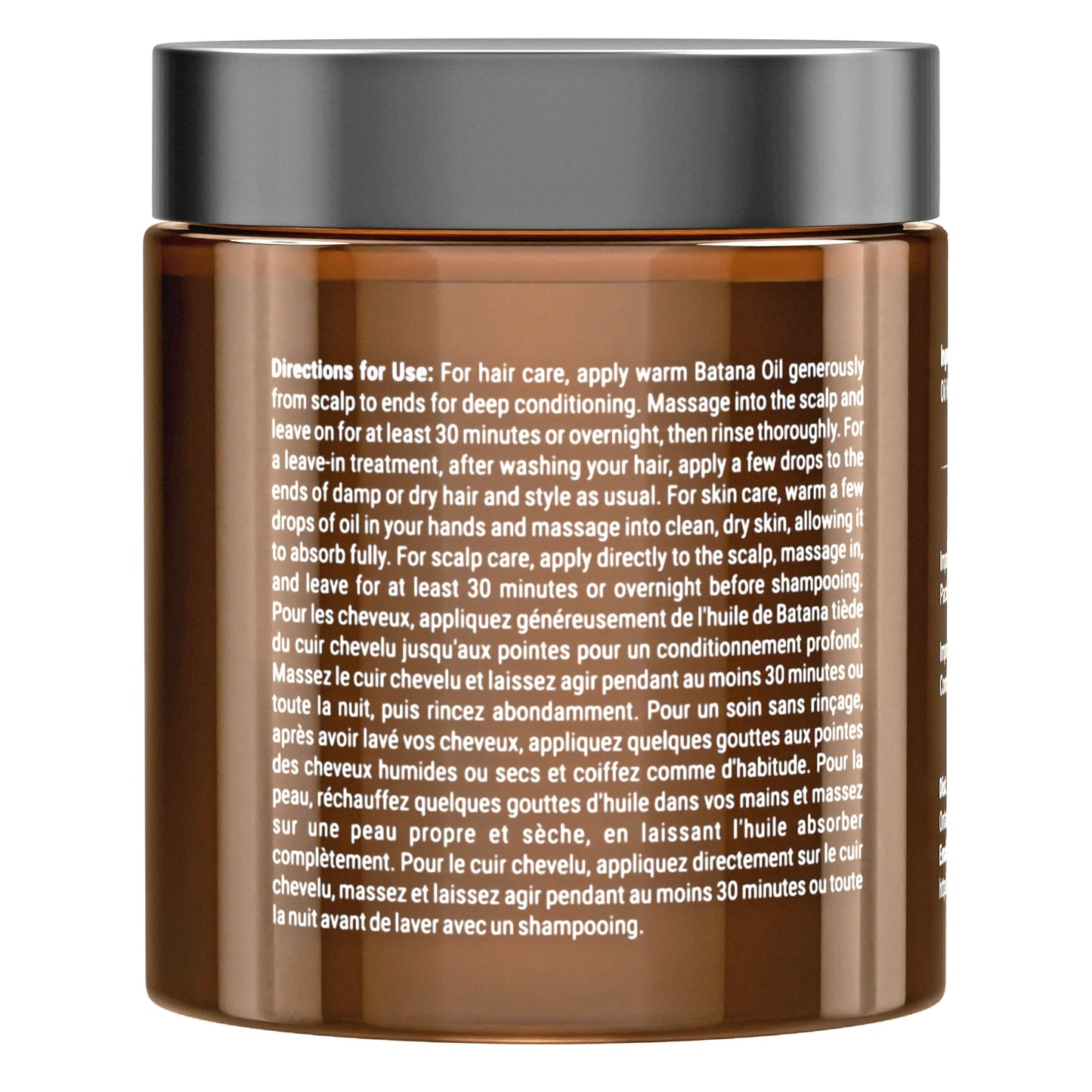 Huile de Batana 100% brute et biologique de qualité supérieure - Réparation capillaire profonde et force pour les cheveux secs, abîmés et sujets à la casse