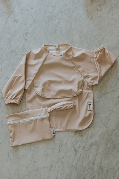 Bavette imperméable à manches longues avec poche | 6-24 mois