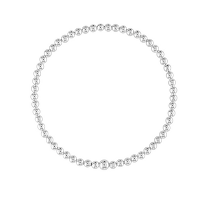 Bracelet de superposition en argent sterling 3 mm