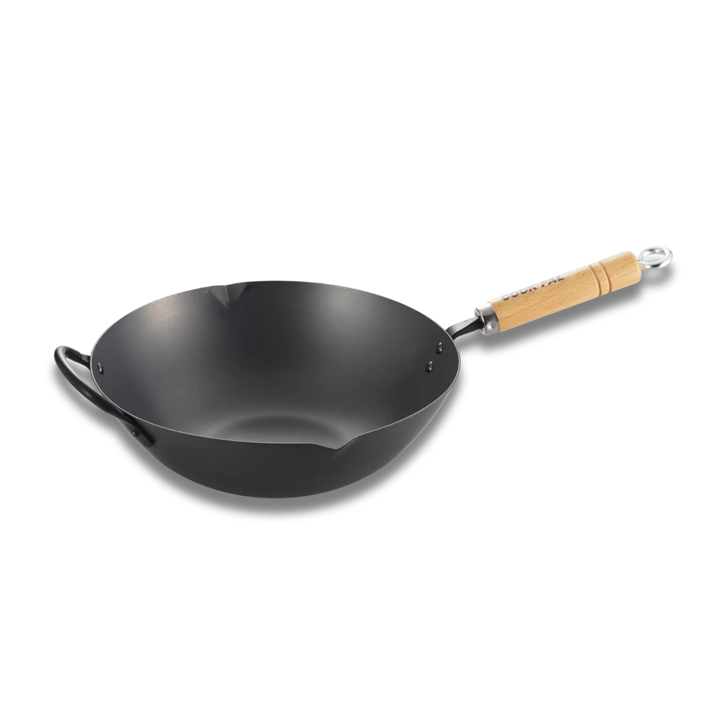 Yoshikawa Cook-Pal Ren 30cm Nitrided Carbon Steel Beijing Wok