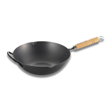 Yoshikawa Cook-Pal REN 36cm Nitrided Carbon Steel Wok