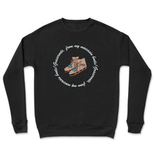Ras-des-champs depuis mes mocassins Crewneck