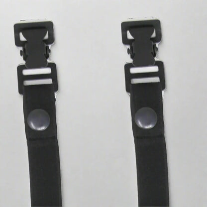 Black Snap Motorcycle Riding Pant Tie Down