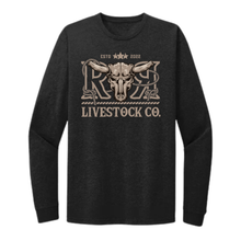 T-SHIRT À MANCHES LONGUES RR LIVESTOCK CO. | Noir