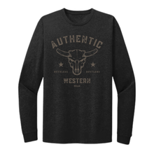 T-SHIRT AUTHENTIQUE À MANCHES LONGUES WESTERN | Noir