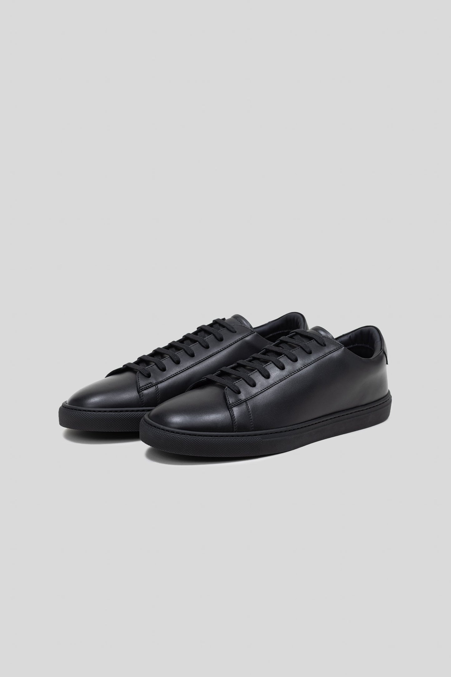 Sneaker Città en cuir de veau noir