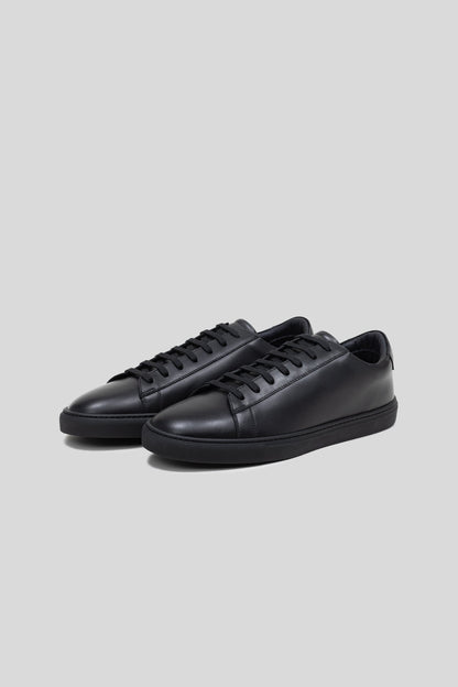 Sneaker Città en cuir de veau noir