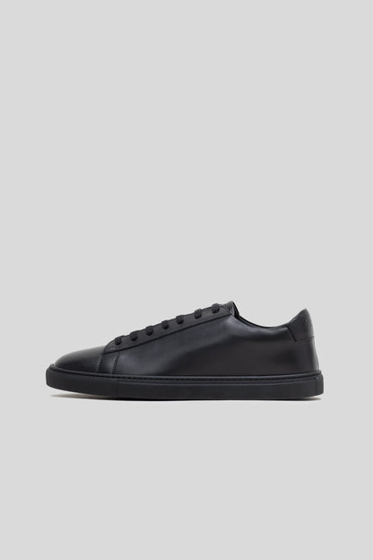Sneaker Città en cuir de veau noir