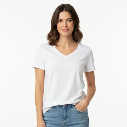 Blouse col V