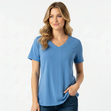 Blouse col V