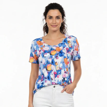 Blouse floral femme