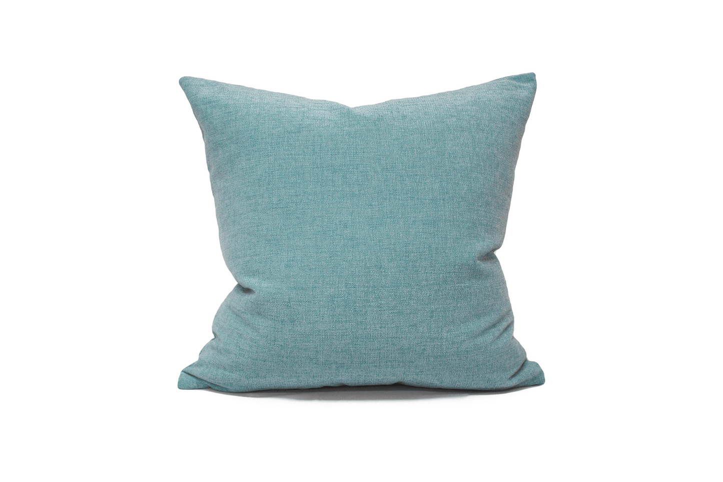 Housse de coussin bleue en chenille