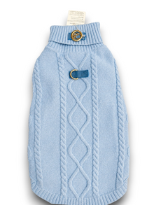 Blue Sweater with D-ring