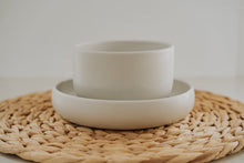 Vaisselle en grès (blanc mat)
