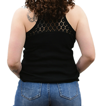 Born to Ride Motorcycles Tank Top with Lace Back Details