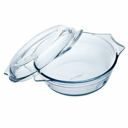 Plat à four rond en verre borosilicate 1,25 L - Arcuisine