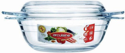 Casserole ronde en verre borosilicate 2L - Arcuisine