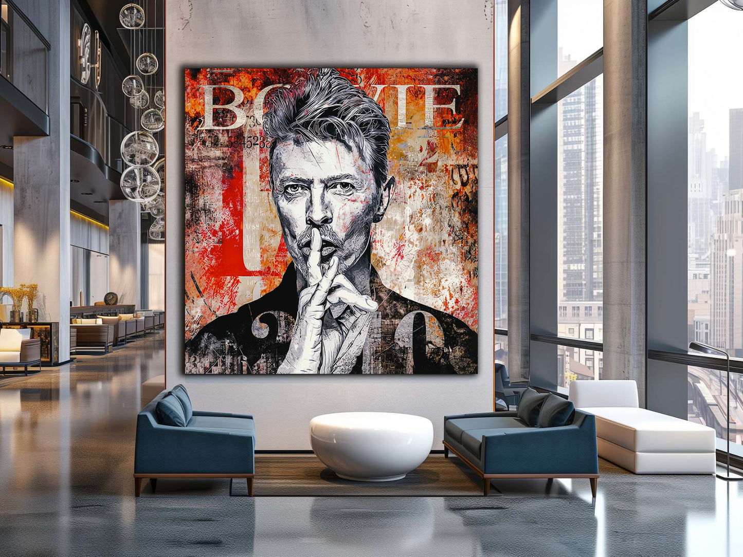 Décoration murale - "Let's Dance" fans de Bowie