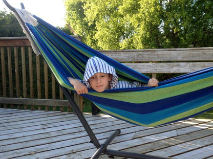 Hamac double brésilien de luxe avec support universel
