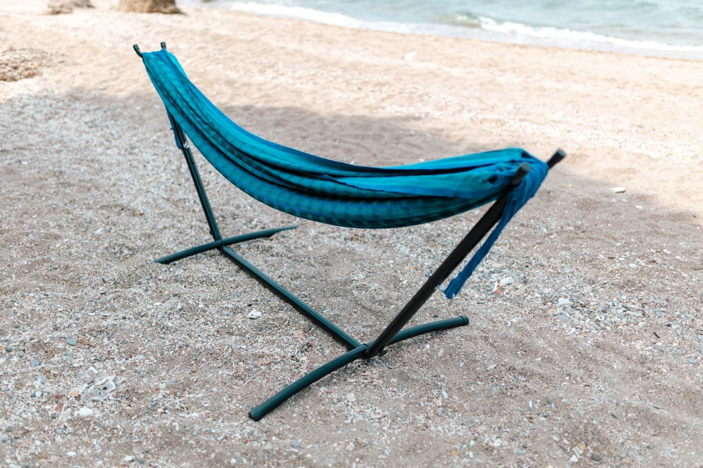 Hamac double de style brésilien de qualité supérieure avec support universel