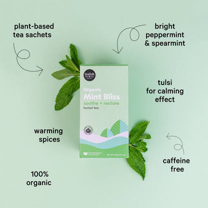 Sachets de thé biologique Menthe Délice