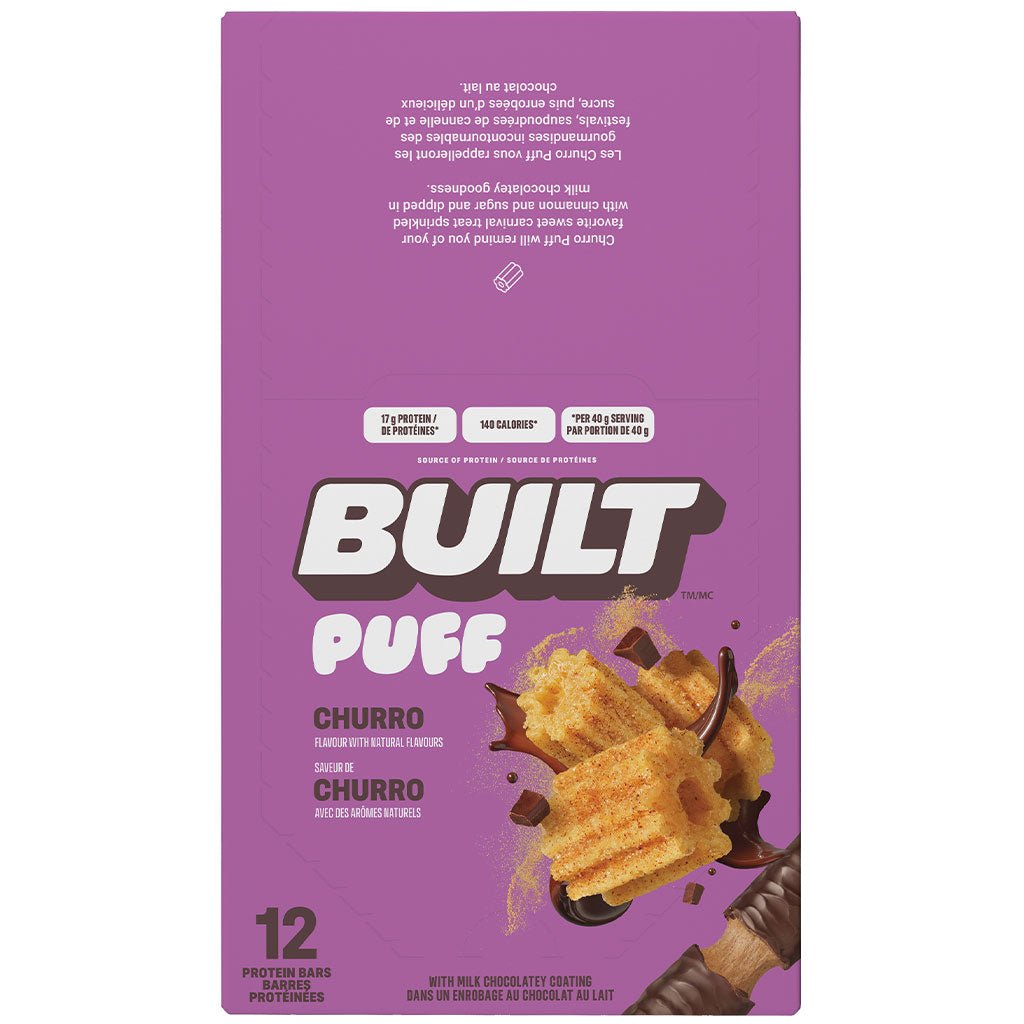 Barres protéinées PUFF, 12 barres/boîte