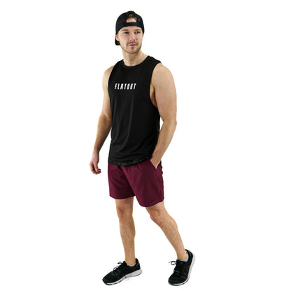 Unlimited Shorts Burgundy (7.5")