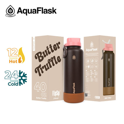 Bouteille isotherme AquaFlask Colorwave 40oz Flip Sip – Gourde en acier inoxydable