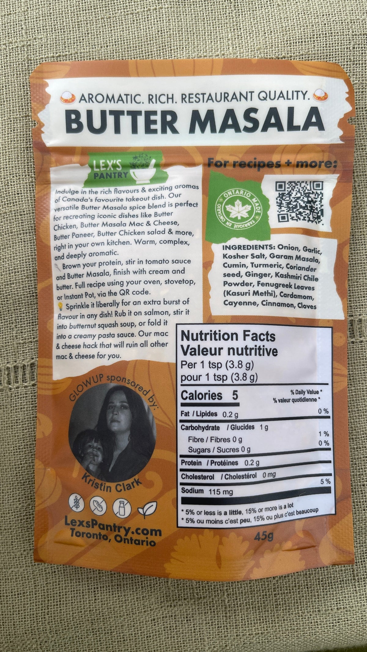 Beurre Masala aux épices
