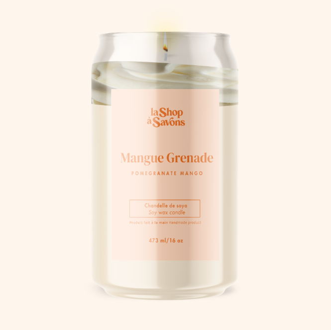 Soy Candle 16 oz - Mango Pomegranate