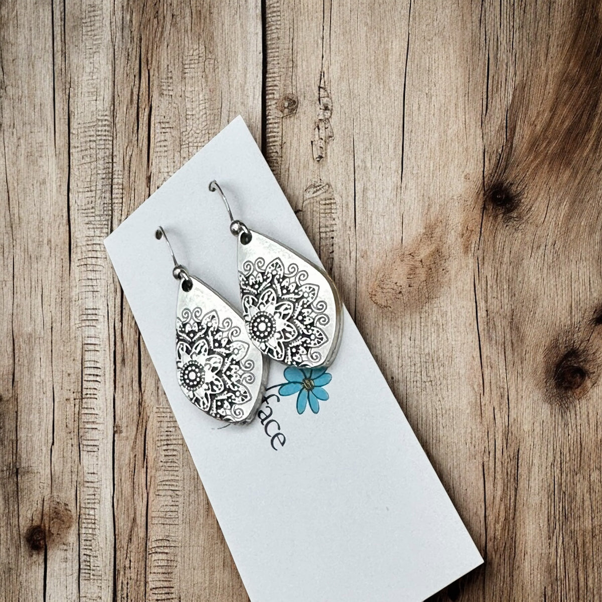 Boucles d'oreilles crochet Mandala