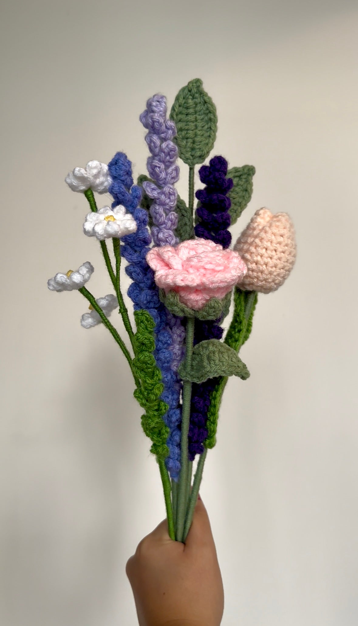 Handmade ZODIAC Crochet Flower Bouquet: Acrylic Cotton Yarn