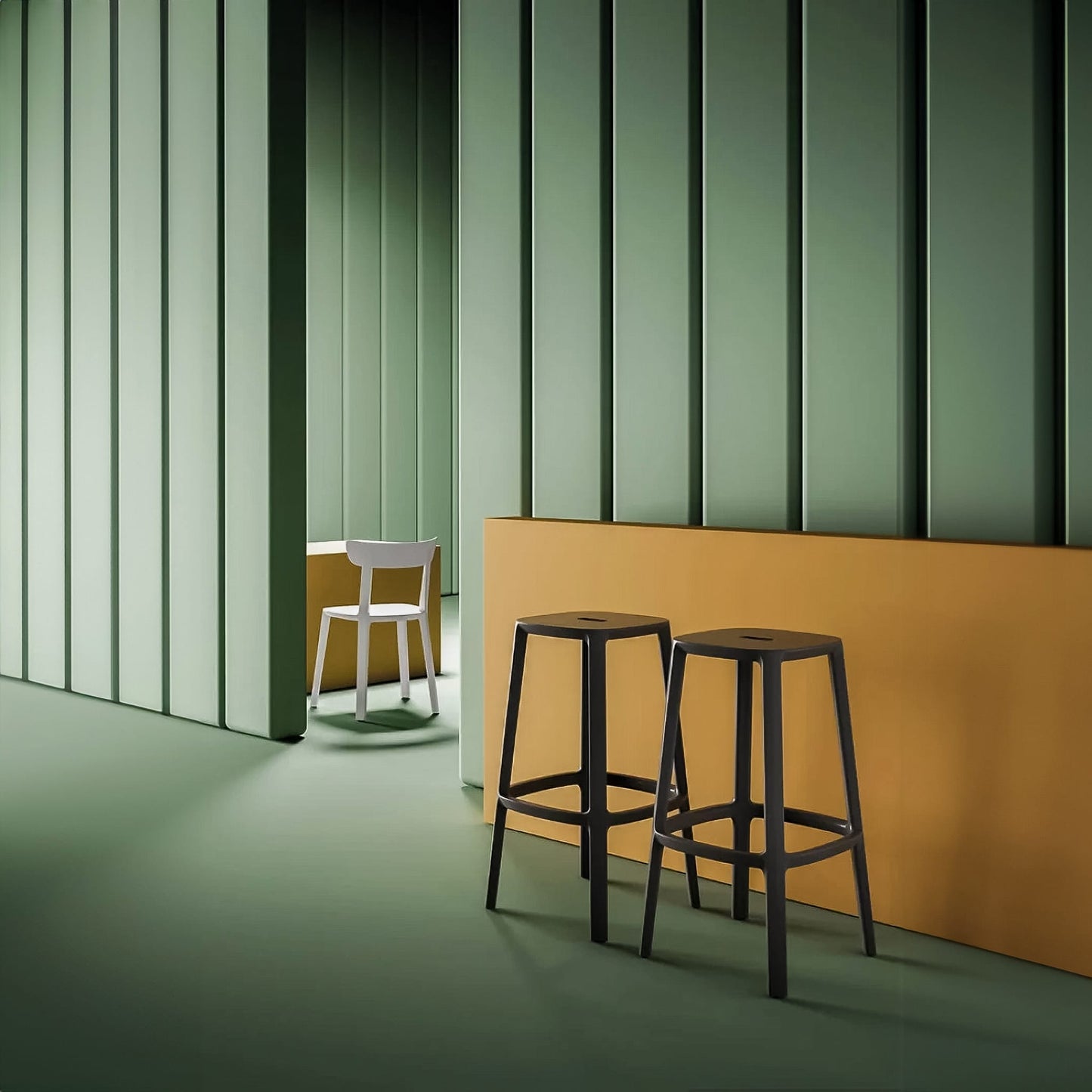 Tabouret de bar Cadrea<p> Utilisation intérieure et extérieure</p>