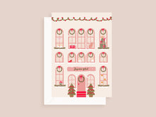 Carte de Noël pliée - format 5x7"
