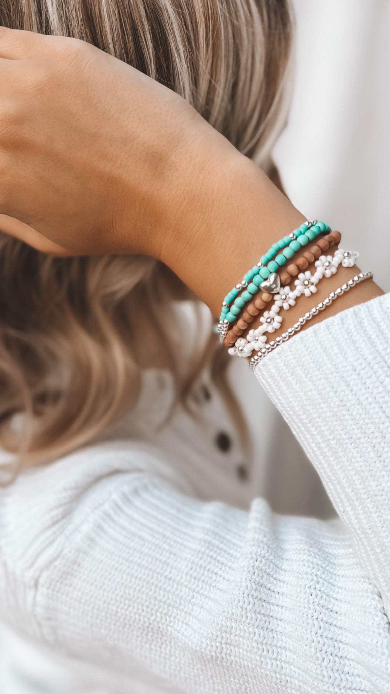 Bracelet de superposition en argent sterling 3 mm