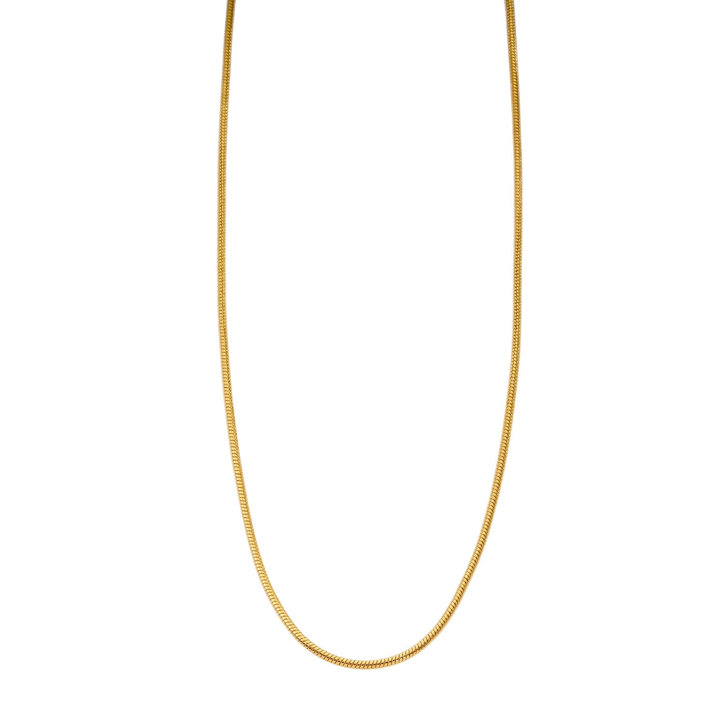 CHASTITY: Collier chaîne doré texturé peau de serpent délicate