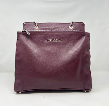 Aubergine Genuine Leather Handbag - Chloé