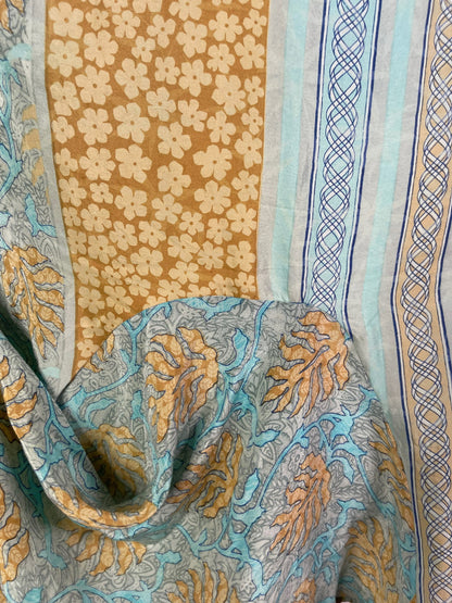 PRC6536 Avatar Pure Silk Self Pocket Tunic Dress