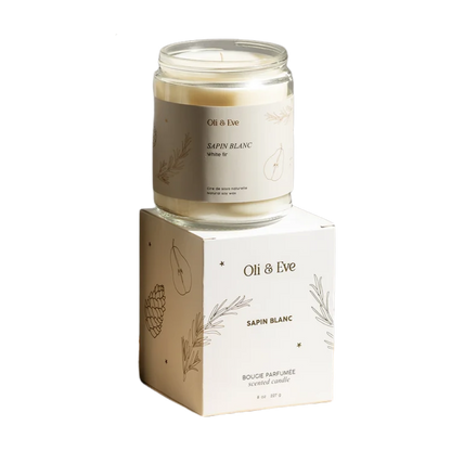 Bougie - Sapin Blanc en verre