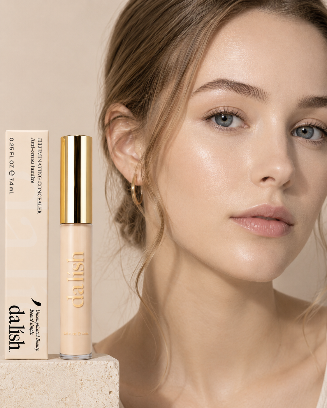 Anti-cernes illuminateur | Couvrance naturelle effet seconde peau
