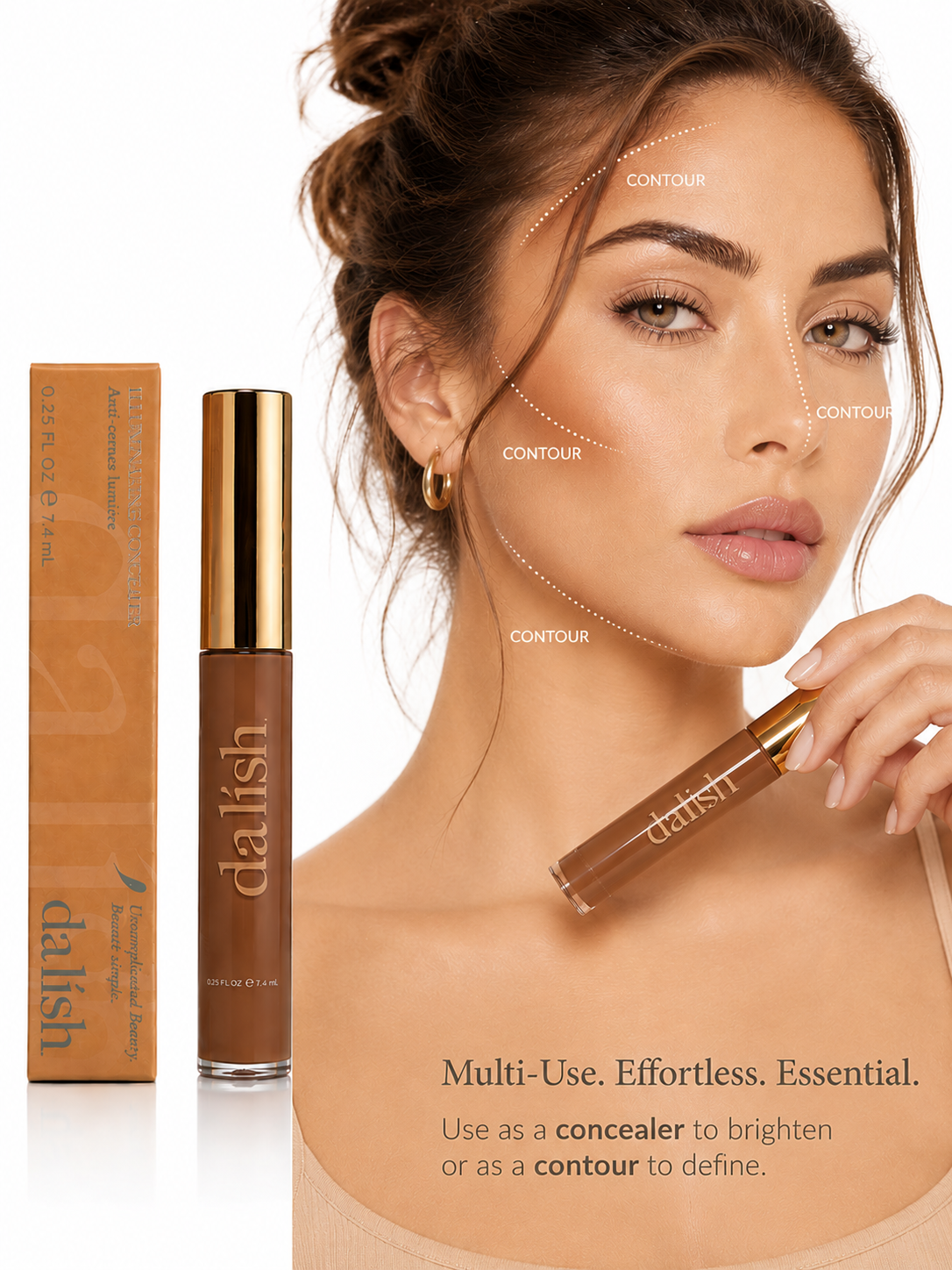 Anti-cernes illuminateur | Couvrance naturelle effet seconde peau
