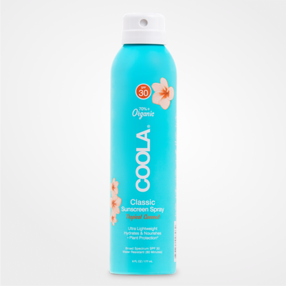 COOLA Classic Body SPF 30 Tropical Coconut Sunscreen Spray