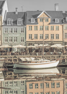Décoration murale COPENHAGUE VINTAGE Nyhavn tranquille