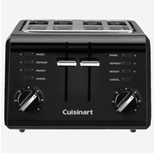 CUISINART CPT-142BKC 4-Slice Compact Toaster In Black