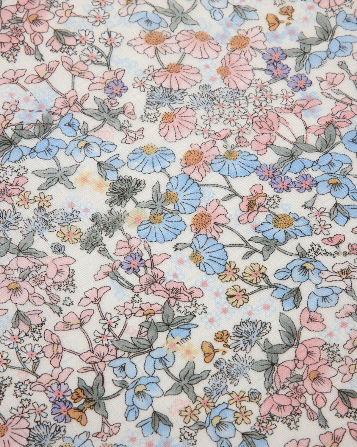 Muslin Fitted Crib Sheet - English Garden