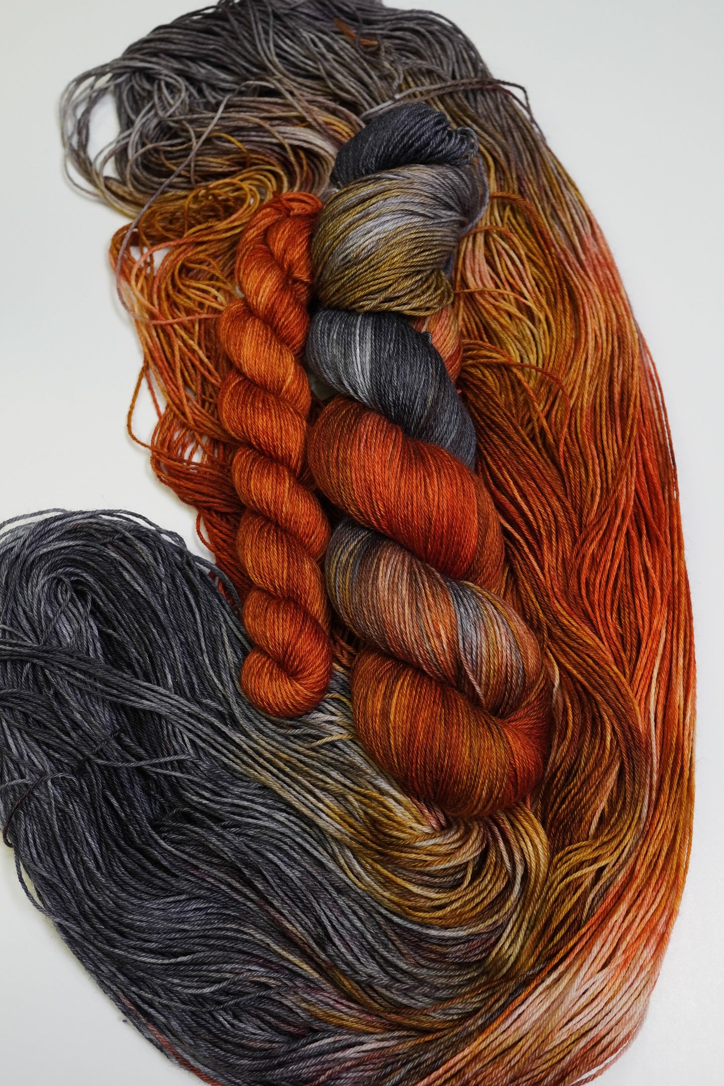 Cobalt Rust - Set de laine à chaussettes (Fingering)