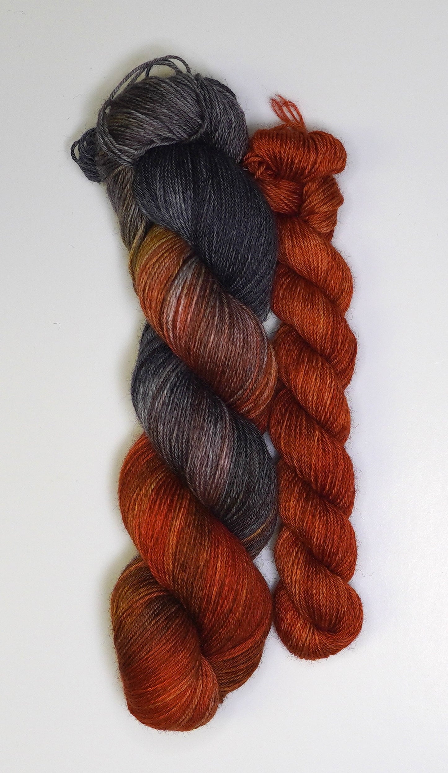 Cobalt Rust - Set de laine à chaussettes (Fingering)